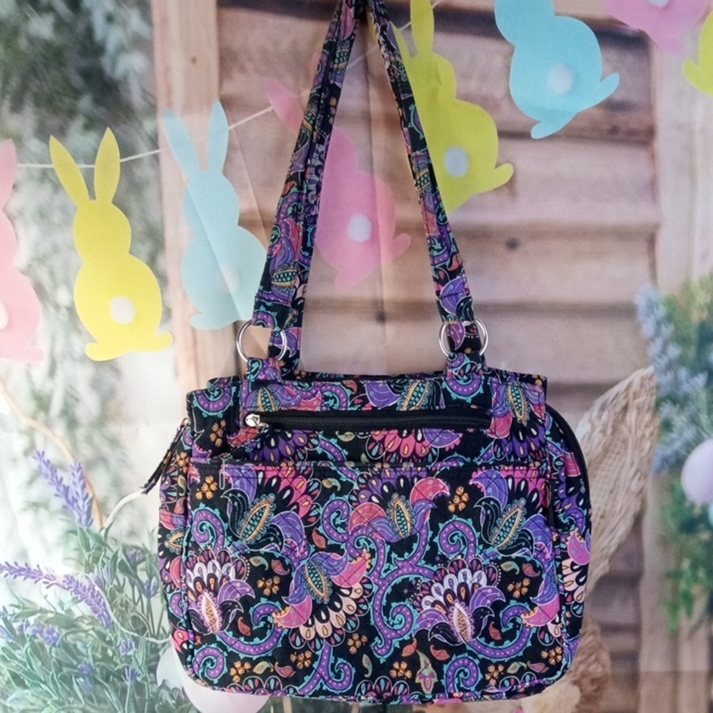 👜 Waverly Floral Paisley Patterned Shoulder Bag